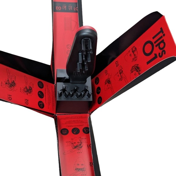 Cirrus curly and ripply brush red and black box - Picture 5 of 6